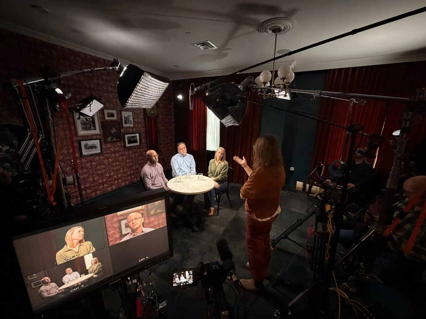The Customer Story crew on a multi-camera video production in San Antonio